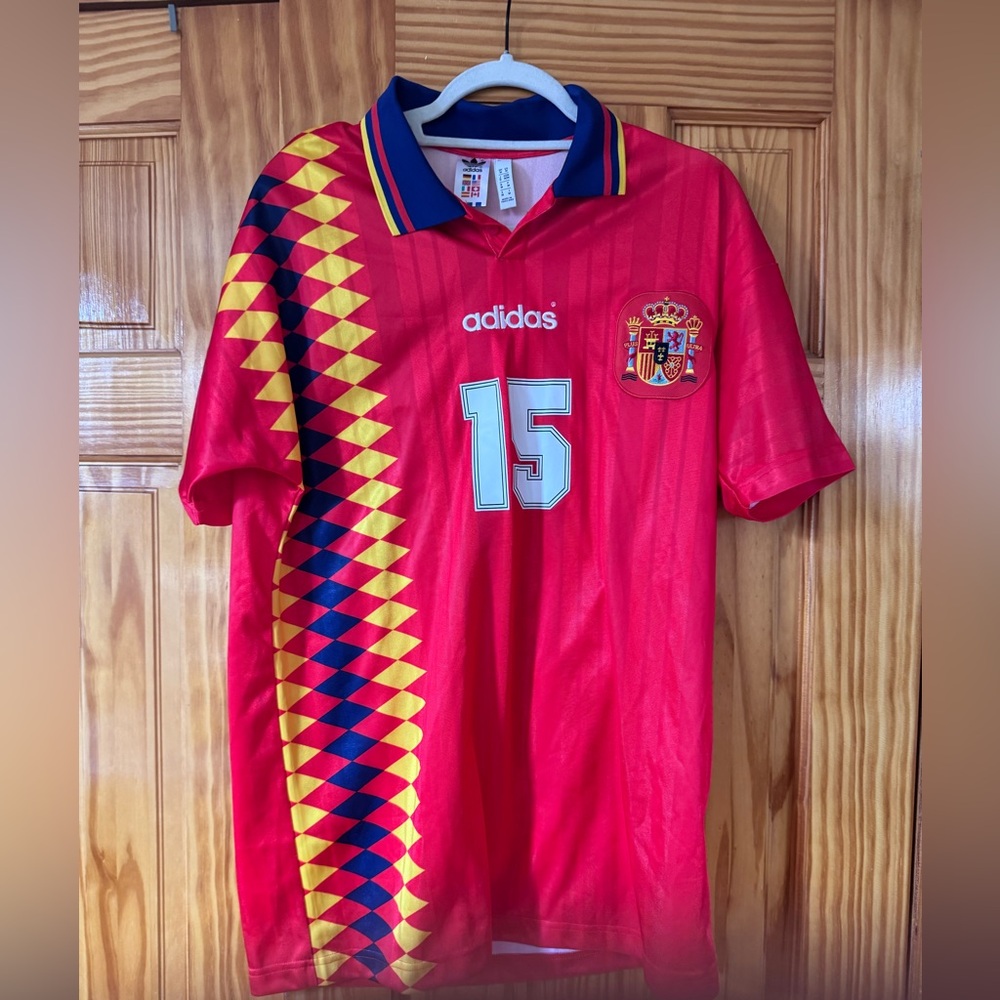adidas Spain Soccer Jersey l